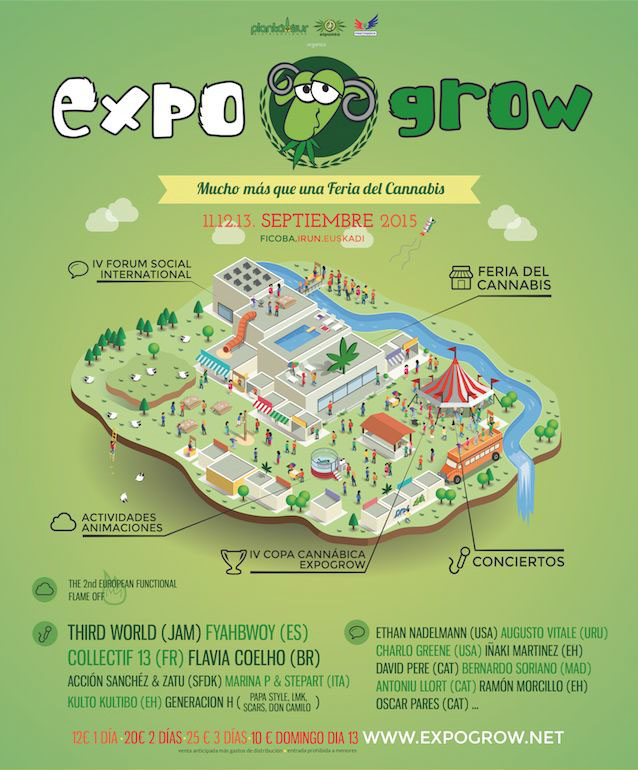 Expogrow 2015, Feria del cannabis en Irún