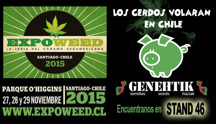 Nuestro banco de semillas de marihuana Genehtik estará presente en Expoweed 2015