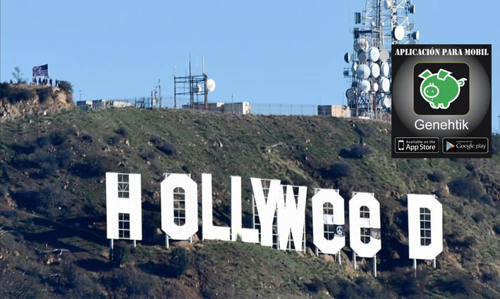 Cambian el cartel de Hollywood por Hollyweed para celebrar la legalización de la marihuana en California