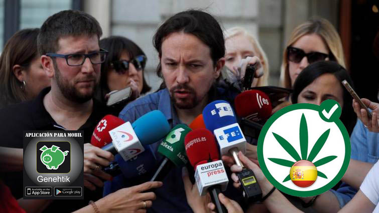 Pablo Iglesias defiende la legalización de la marihuana en España