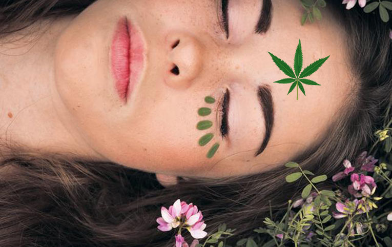 Cremas de cosmética de cannabis con CBD