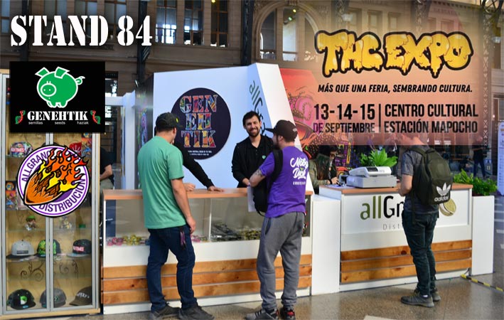 Genehtik en la feria del cannabis THC Expo 2019 en Santiago de Chile